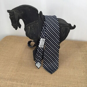 Yves Saint Laurent Vintage Men’s Striped  Silk Tie